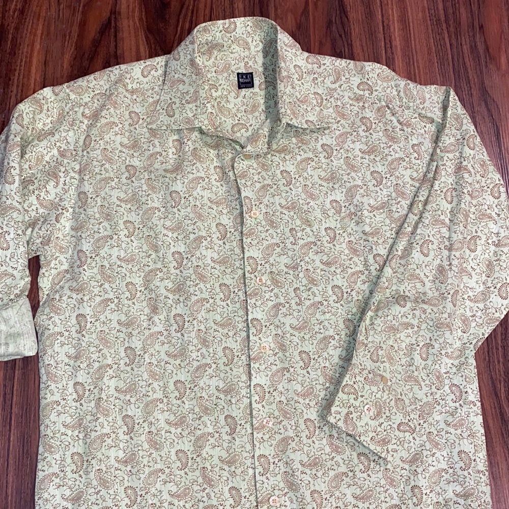 NWOT Ike Behar linen shirt